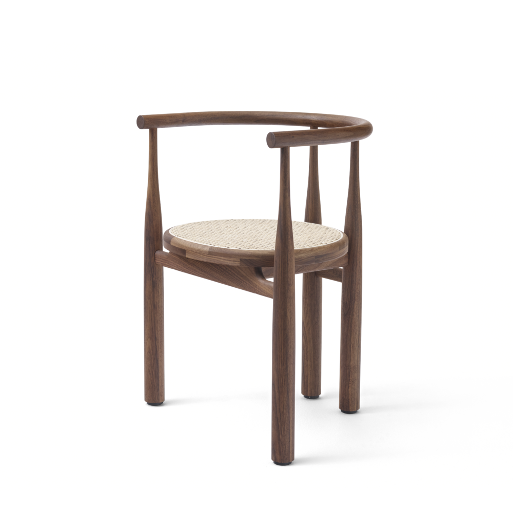 New Works Bukowski Chair Walnut Angle